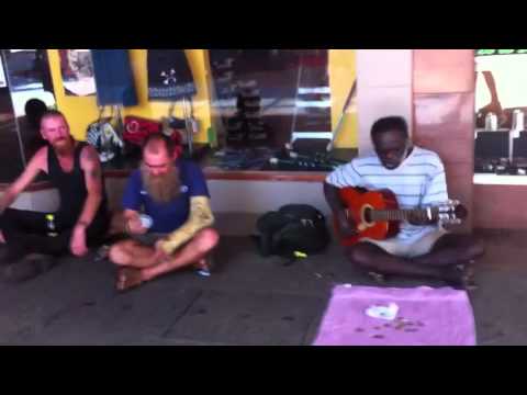 Busking in Darwin