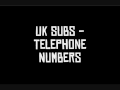 UK Subs - Telephone Numbers