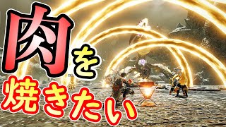 [MHR ] 雷神龍前面烤10次肉
