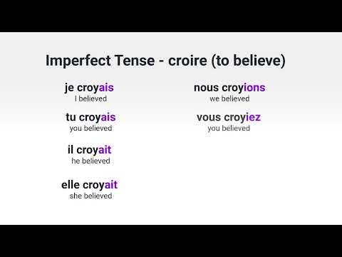 How Is the Imperfect Tense Formed for Regular re Verbs in French Such As vendre to sell
