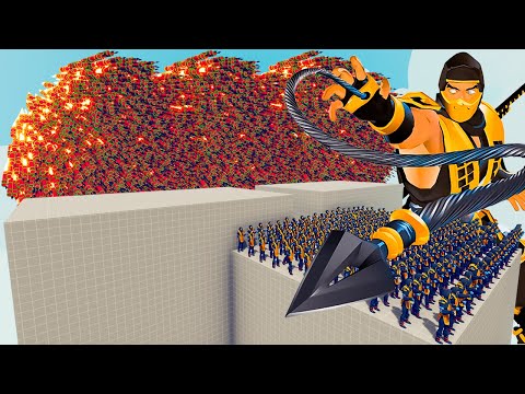 200x SCORPION + 1x GIANT vs EVERY GOD - Totally Accurate Battle Simulator TABS