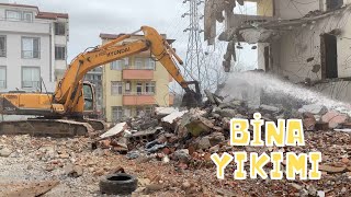 BİNA YIKIMI SIRASIN DA ARAZÖZÜN HORTUMU PATLADI SIRILSIKLAM OLDUM