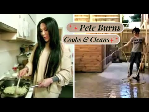 Pete Burns Cooks & Cleans!