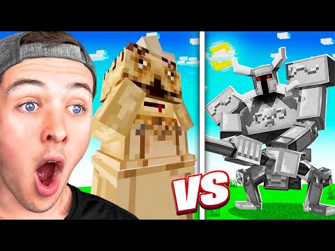 Reacting to the MOST VIEWED Minecraft Mob Battle (FERROUS WROUGHTNAUT!)