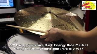Video thumbnail for Paiste Signature Dark Energy Ride Mark II 22'' - The Drum Shop North Shore by Nate Morrison Drums