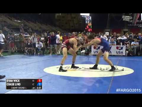 152 Champ. Round 1 - Chase Lind (Connecticut) vs. Evan Wick (California)