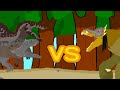 Spinosaurus,Giganotosaurus and T-rex vs Ravator(Made by me)| AUTO RPG Anything