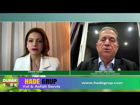  AYBÜKE TAŞTAN İLE TARIM REHBERİ KONUK; YÜREĞİR ZİRAAT ODASI BAŞKANI. MEHMET AKIN DOĞAN