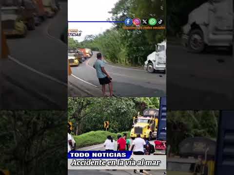 #Región://🟠🔵 || Otro grave accidente de tránsito en la vía al mar sector #Córdoba