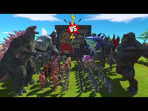 EVOLVED GODZILLA x Infernals Team VS KONG x Mutant Primates Team - ARBS