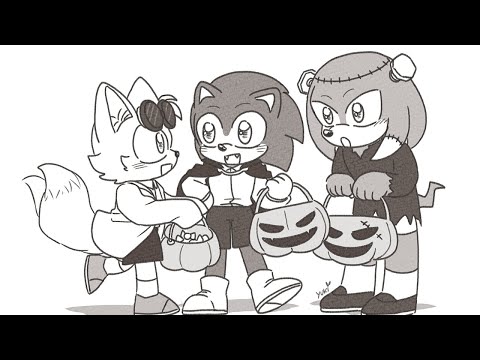 Happy Halloween | Sonic Comic Dub | Sky Comic