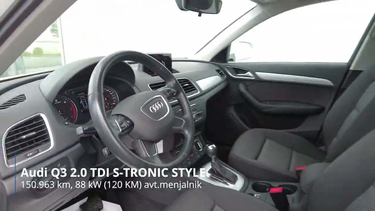 Audi Q3 2.0 TDI S-TRONIC STYLE - SLOVENSKO VOZILO