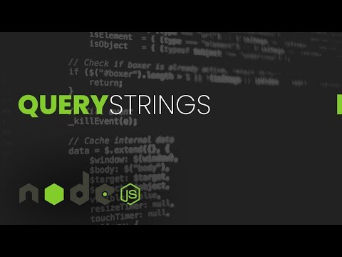 Query Strings in NodeJs