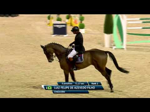 FAPE Chaccomo by Chacco Blue X Contender @ CSIO5* Abu Dhabi with jumpoff 14/02