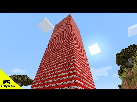 MİNECRAFT DEV TNT KULESİ ŞANS BLOKLARI