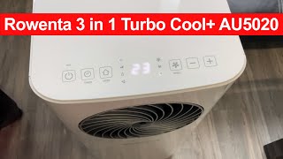 Rowenta 3 in 1 Klimagerät Turbo Cool+ AU5020 | Mobile Klimaanlage &  Ventilator | Unboxing
