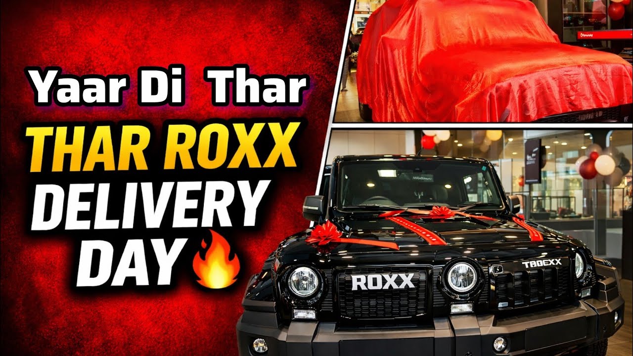 Friend Bought Mahindra Thar ROXX 😍 | Booking to Delivery Journey | Full Vlog