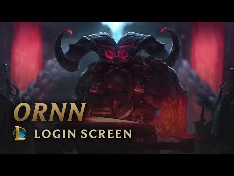 Ornn, the Fire below the Mountain | Login Screen - League of Legends