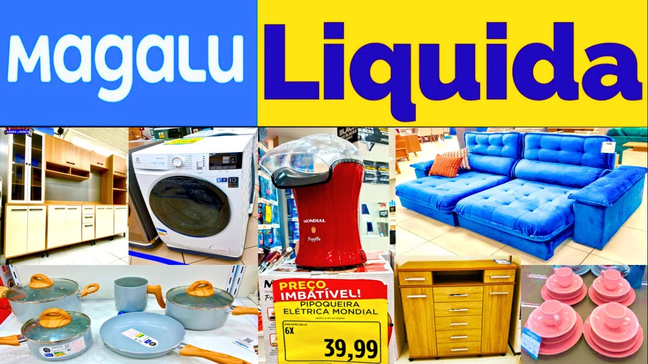 Liquida TUDO no MAGAZINE LUIZA com OFERTAS e PROMOÇÃO de Cama, Geladeira, Panela, Fogão Mesa Celular
