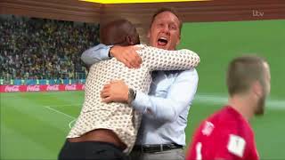 Gary Neville, Ian Wright and Lee Dixon reaction after England's win in penalties