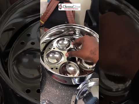 Stainless Steel Idli Pot Classic-Cip 20 Pits Comes with ( 4 idli plates and 1 dhokla plate)