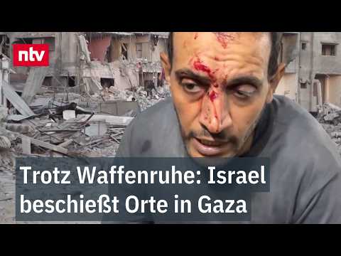 Trotz Waffenruhe: Israel beschießt Orte in Gaza - Trump versucht zu beschwichtigen