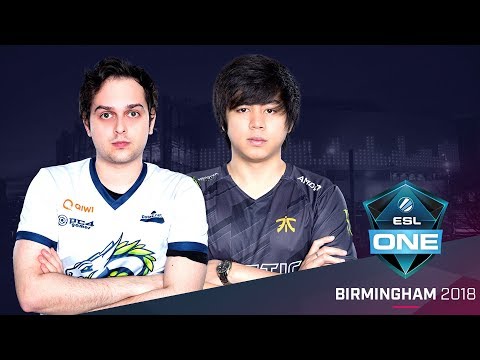 Dota 2 - Fnatic vs.  Spirit - Game 3 - Group A Decider Match - ESL One Birmingham 2018