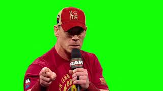 John Cena "not one of you sons of bitches asked me how I feel" green screen
