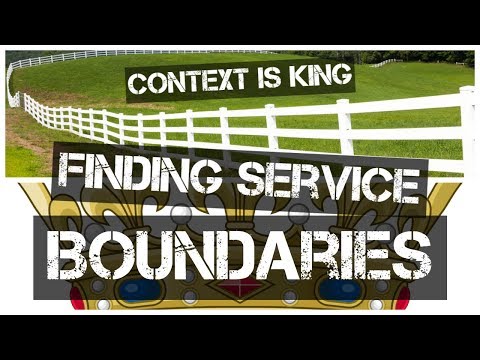 Context is King | Finding Service Boundaries Talk