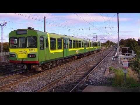 IE 8300 Class Dart Train number 8323 - Clontarf Road Station, Dublin