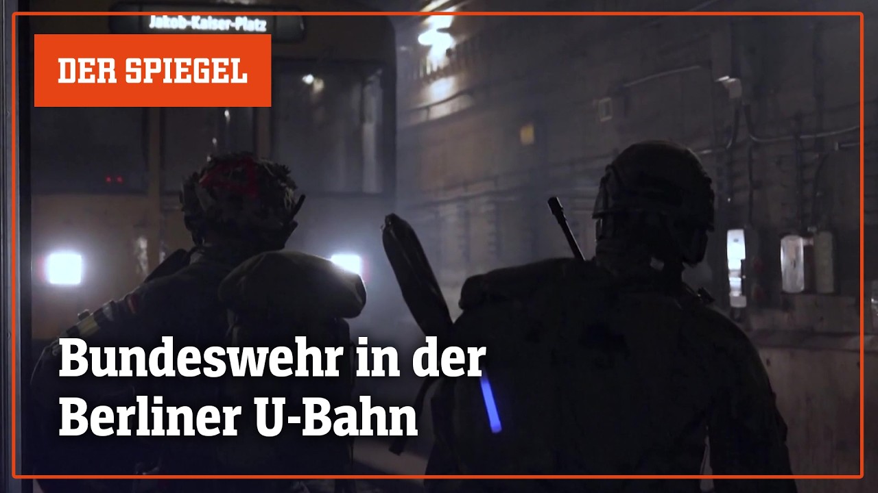Bundeswehr übt Ernstfall: Kriegsspiele in der Berliner U-Bahn | DER SPIEGEL