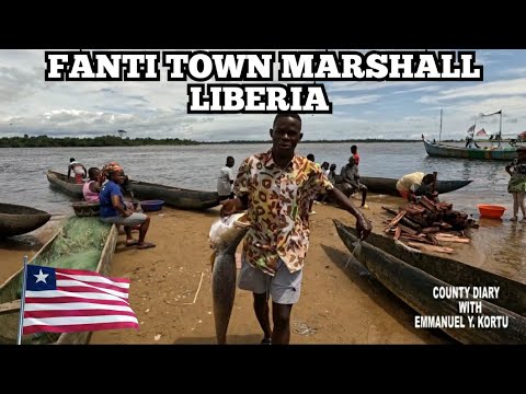 INSIDE FANTI TOWN IN MARSHALL MARGIBI COUNTY LIBERIA WEST AFRICA