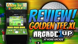 Arcade1Up Golden Tee 3D XL Cabinet Review! It's Tee Time!