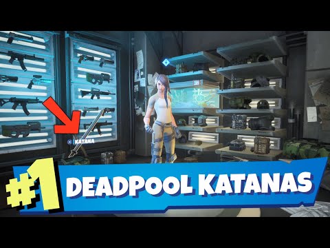 Find Deadpool's Katanas Guide - Fortnite Challenge Deadpool Week 4