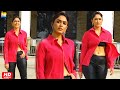 Red Mrunal Thakur Raising The Temperature In Juhu During Jersey Promotions