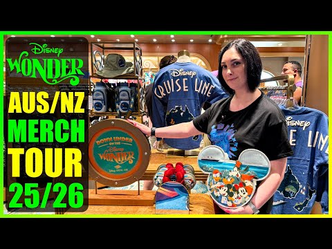 Thumbnail for Disney Wonder Merchandise Tour Australia & New Zealand Season 25/26 😃👍🏼🏰🇦🇺🛳⚓️