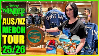 Disney Wonder Merchandise Tour Australia & New Zealand Season 25/26 😃👍🏼🏰🇦🇺🛳⚓️