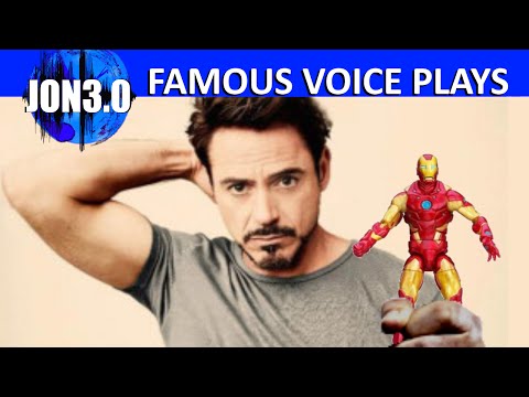 ROBERT DOWNEY JR. IMPRESSION (Marvel Legends Iron Man)