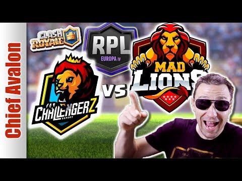 RPL EUROPE IV: CHALLENGERZ vs MAD LIONS - Clash Royale eSports