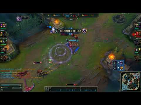 Akali PENTAKILL! Very first game of 7.22 Preseason!