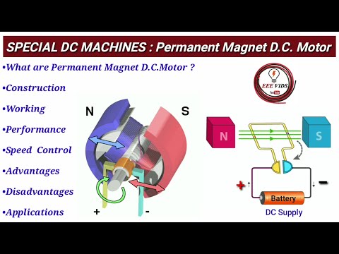 Permanent DC Motor working in tamil