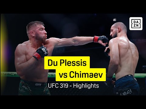 Dricus Du Plessis vs Khamzat Chimaev | UFC 319 | DAZN Highlights
