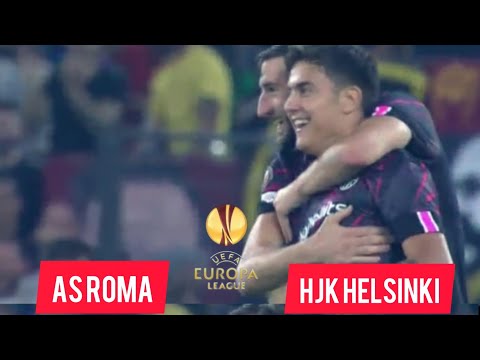 highlights AS ROMA VS HJK HELSINKI //UEFA EUROPA LEAGUE