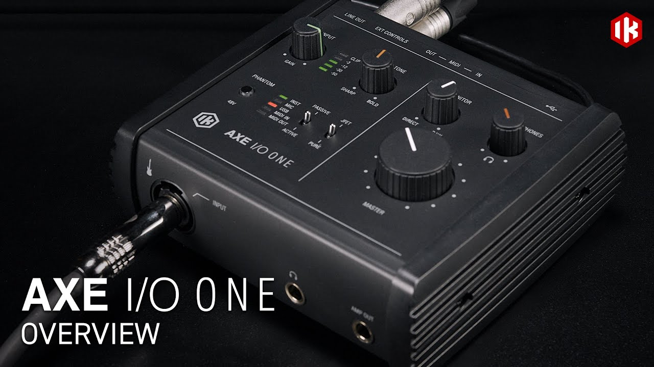 AXE I/O ONE Overview - 1-in/3-out USB audio interface - YouTube