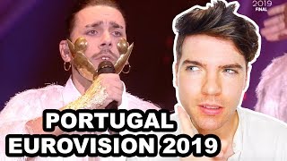 REACTION TO EUROVISION 2019 PORTUGAL : CONAN OSÍRIS - TELEMÓVEIS