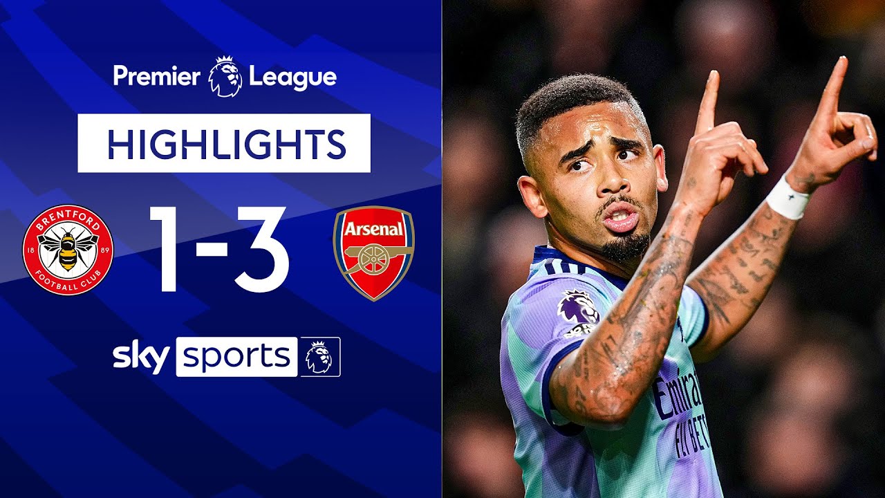 Jesus inspires Gunners crucial comeback victory! | Brentford 1-3 Arsenal | Premier League Highlights