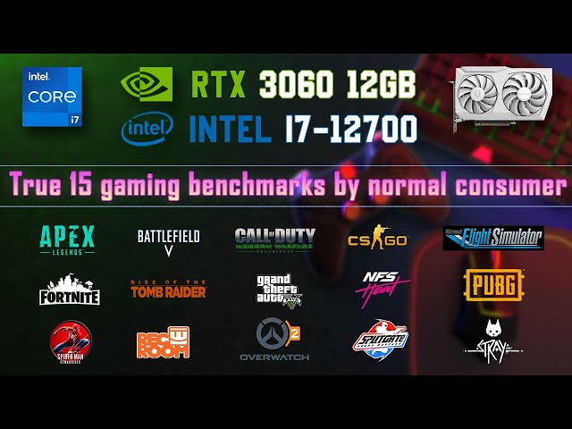 Bộ PC Đồ Họa Intel Core i7-12700K, RAM 16GB, RTX 3060 12GB