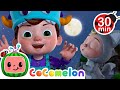 Finger Family Halloween! | Cocomelon | Spooky Halloween Stories For Kids | Baby Sleep Songs