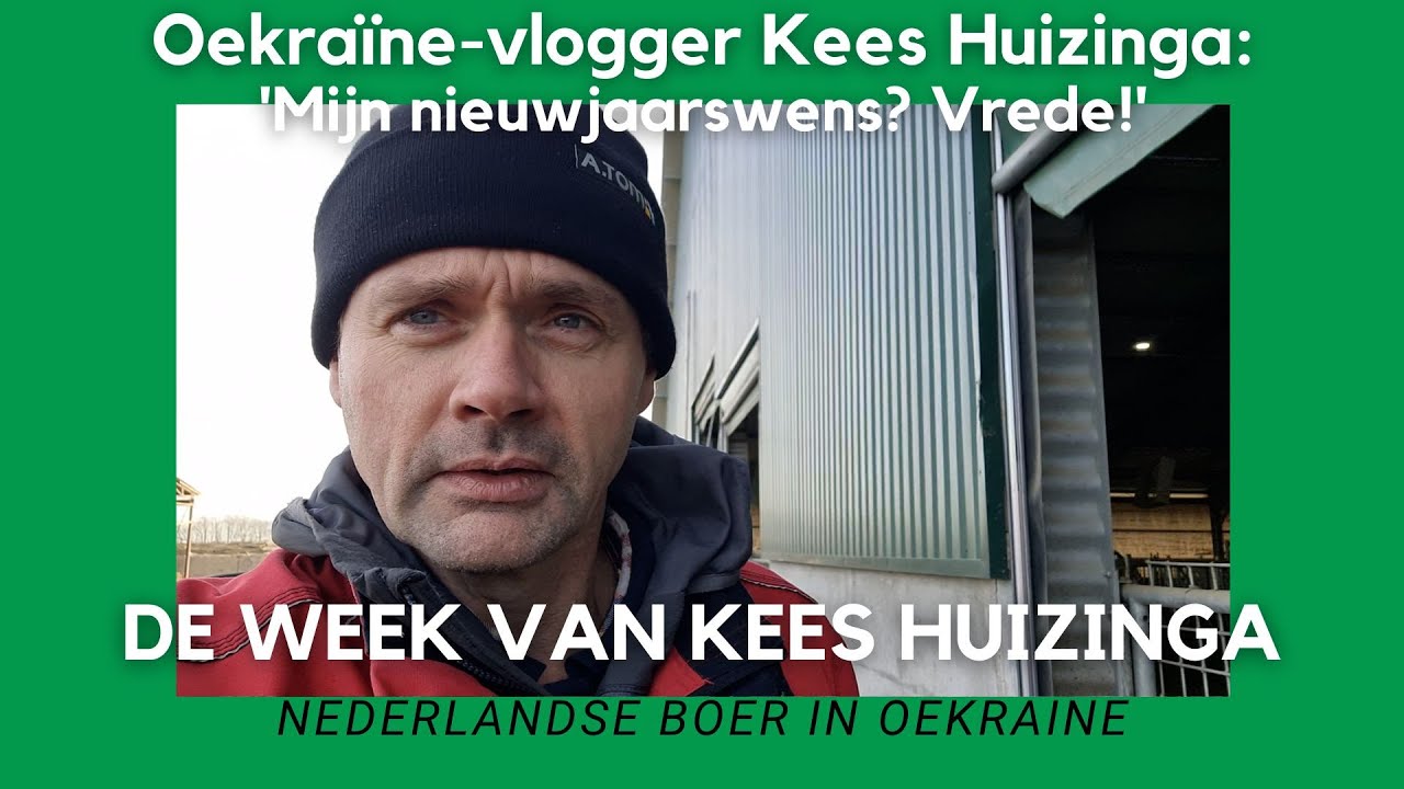 Oekraïne-vlogger Kees Huizinga: 'Mijn nieuwjaarswens? Vrede!'