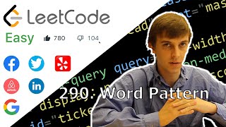 YouTube video 'LeetCode 290. Word Pattern Solution Explained - Java'